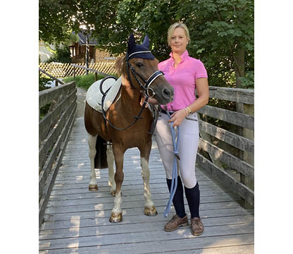 Homebild Verena Nitschke, Ponyreiten in Übersee