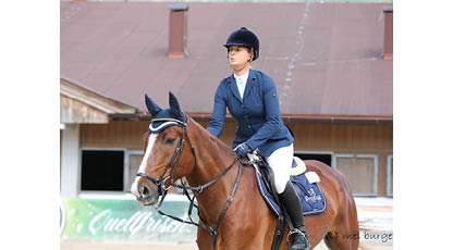 Homebild Verena Nitschke, Ponyreiten in Übersee